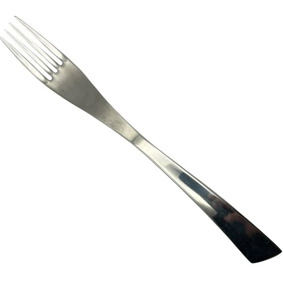 YAMAZAKI Alba‎ Stainless Flatware Fork  Plain Slanted Tip Handle - Picture 1 of 8
